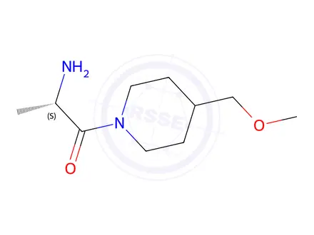 Chemical structure of (S)-2-Amino-1-(4-(methoxymethyl)piperidin-1-yl)propan-1-one