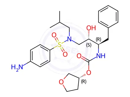 Chemical structure of Amprenavir Impurity 4