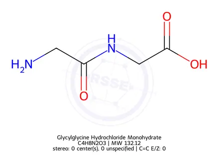 Chemical structure of N-Glycylglycine
