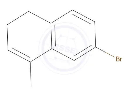 Chemical structure of 6-Bromo-4-methyl-1,2-dihydronaphthalene