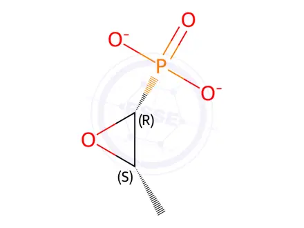 Chemical structure of Fosfomycin sodium