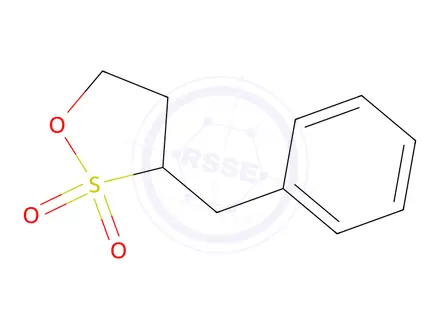 Chemical structure of 3-Benzyl-1,2-oxathiolane 2,2-dioxide