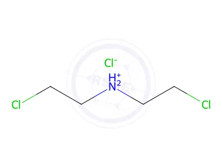 Chemical structure of Bis(2-chloroethyl)-d8-amine HCl