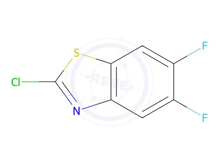 Chemical structure of 2-Chloro-5,6-difluorobenzo[d]thiazole