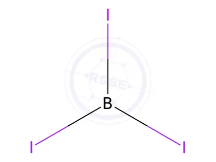 Chemical structure of Boron triiodide