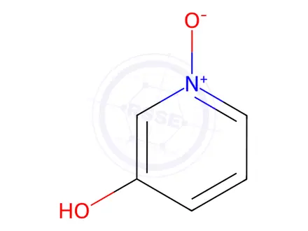 Chemical structure of 3-Hydroxypyridine N-Oxide