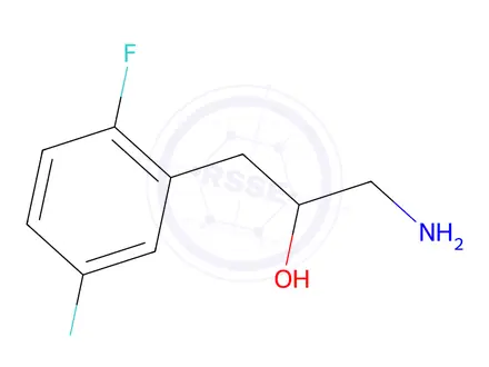 Chemical structure of 1-Amino-3-(2,5-difluorophenyl)propan-2-ol