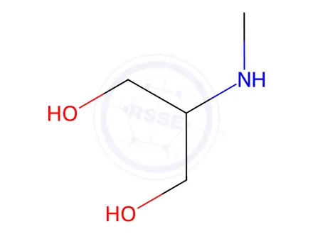Chemical structure of 2-(Methylamino)propane-1,3-diol