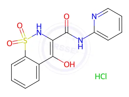 Chemical structure of Piroxicam EP Impurity B HCl