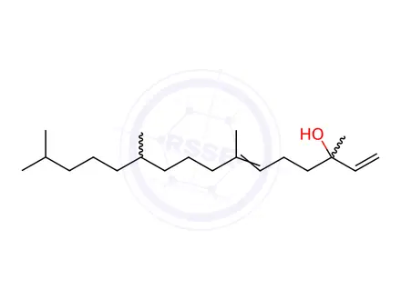 Chemical structure of 3,7,11,15-Tetramethylhexadeca-1,6-dien-3-ol