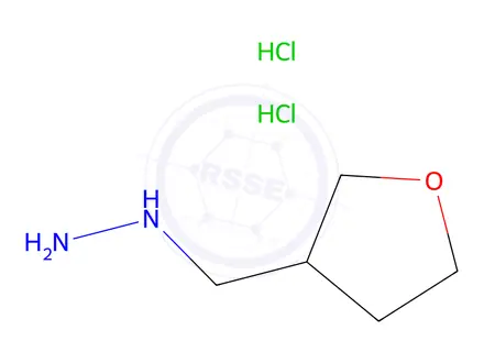 Chemical structure of (OXOLAN-3-YLMETHYL)HYDRAZINE 2HCL