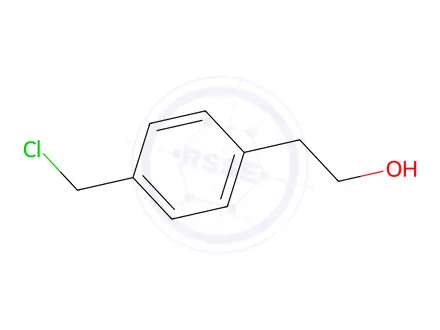 Chemical structure of 2-(4-(Chloromethyl)phenyl)ethan-1-ol