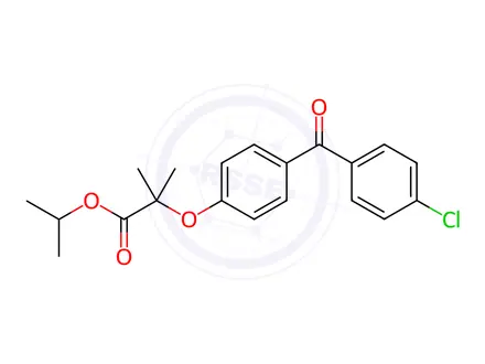 Chemical structure of Fenofibrate
