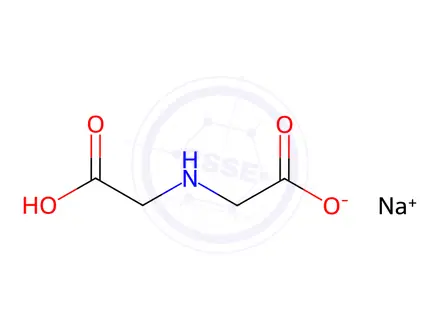 Chemical structure of Sodium iminodiacetate,monohydr