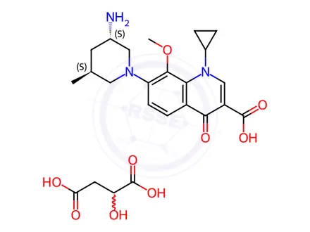 Chemical structure of Nemonoxacin Malate