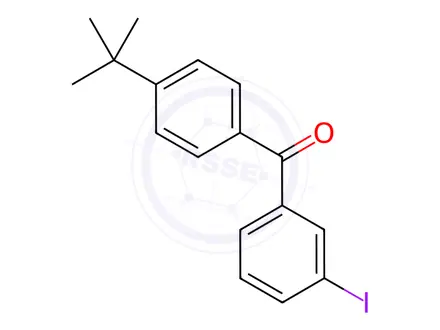 Chemical structure of (4-(Tert-butyl)phenyl)(3-iodophenyl)methanone