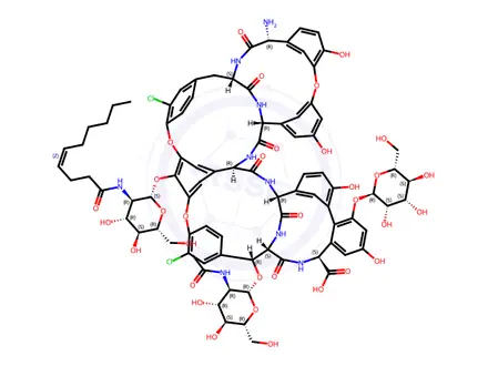 Chemical structure of Teicoplanin A2-1 (91032-34-7)