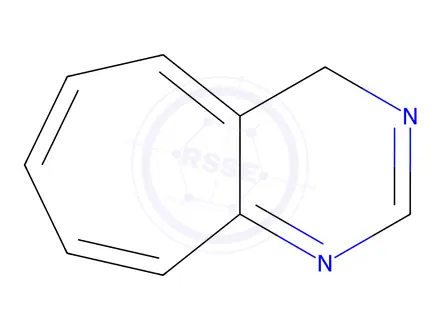 Chemical structure of 4H-Cycloheptapyrimidine (8CI,9CI)