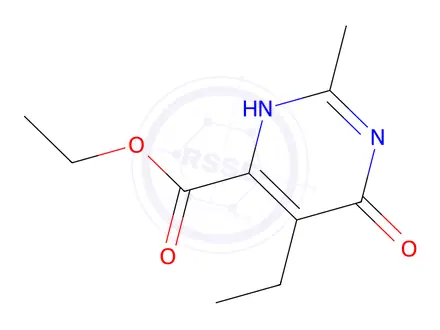 Chemical structure of Ethyl 5-ethyl-6-hydroxy-2-methylpyrimidine-4-carboxylate