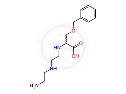 Chemical structure of N-(2-((2-aminoethyl)amino)ethyl)-O-benzylserine