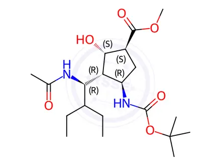 Chemical structure of Peramivir Impurity 206