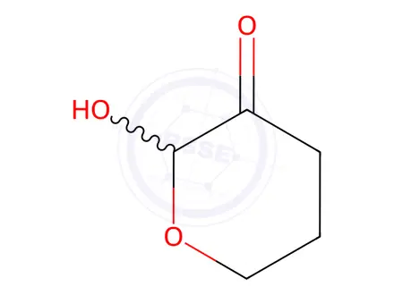 Chemical structure of 2-Hydroxydihydro-2H-pyran-3(4H)-one