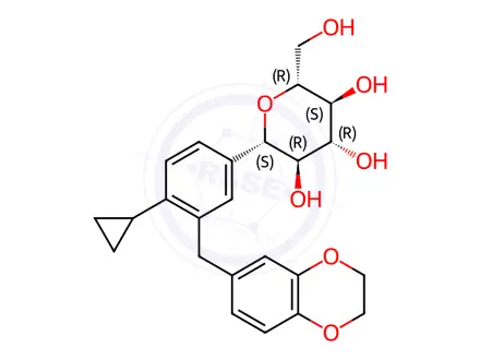 Chemical structure of Licogliflozin Impurity 10