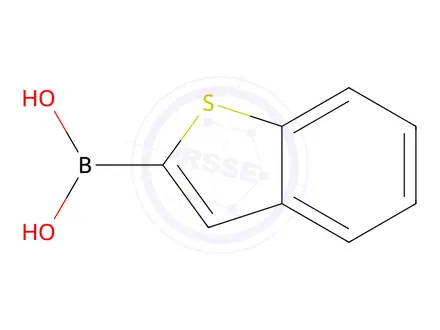 Chemical structure of benzo[b]thiophene-2-ylboronic acid