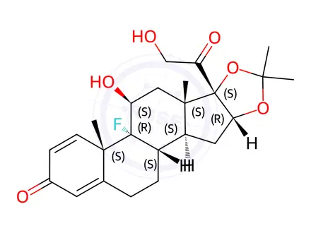 Chemical structure of Triamcinolone acetonide
