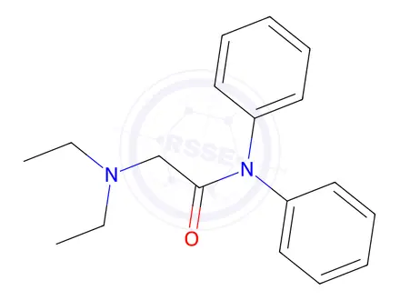 Chemical structure of 2-(DIETHYLAMINO)-N,N-DIPHENYLACETAMIDE HYDROCHLORIDE
