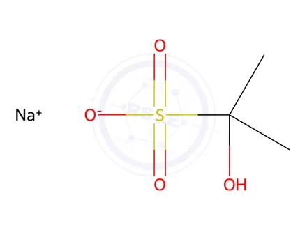 Chemical structure of Acetone Sodium Bisulfite