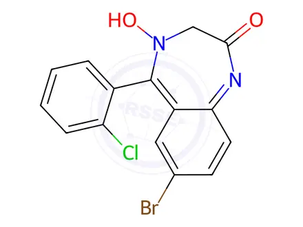 Chemical structure of Phenazepam Impurity 1
