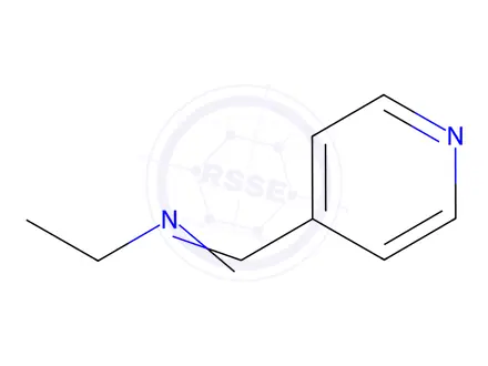 Chemical structure of N-(4-Pyridinylmethylene)ethanamine