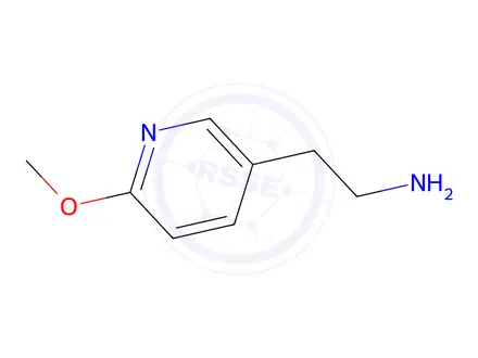 Chemical structure of 2-(6-Methoxypyridin-3-yl)ethanamine