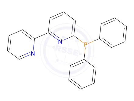 Chemical structure of 6-DIPHENYLPHOSPHINO-2,2'-BIPYRIDINE