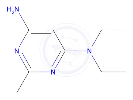 Chemical structure of n4,n4-diethyl-2-methylpyrimidine-4,6-diamine