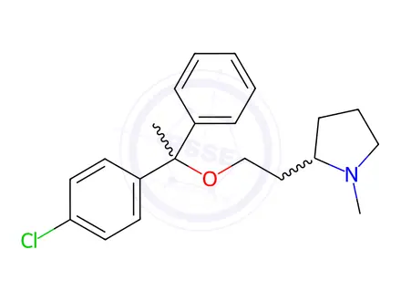 Chemical structure of Clemastine Impurity 32