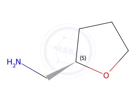 Chemical structure of (S)-(+)-Tetrahydrofurfurylamine