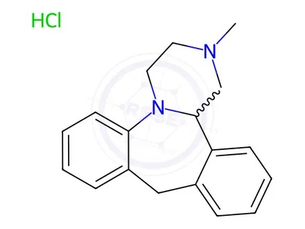 Chemical structure of Mianserin Hydrochloride