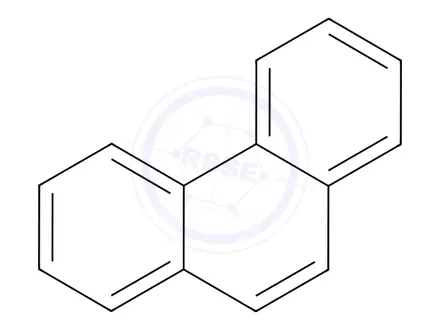 Chemical structure of Phenanthrene in acetonitrile