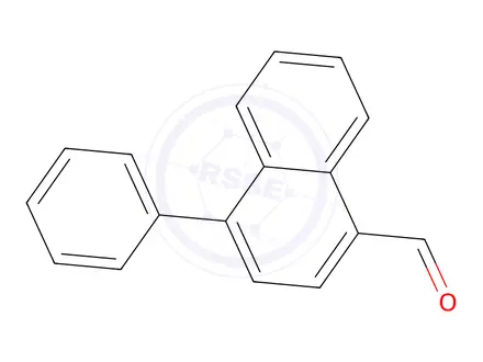 Chemical structure of 4-Phenylnaphthalene-1-carboxaldehyde