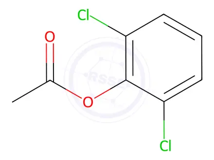 Chemical structure of 2,6-DICHLOROPHENOL ACETATE