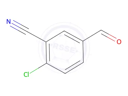 Chemical structure of 2-Chloro-5-formylbenzonitrile
