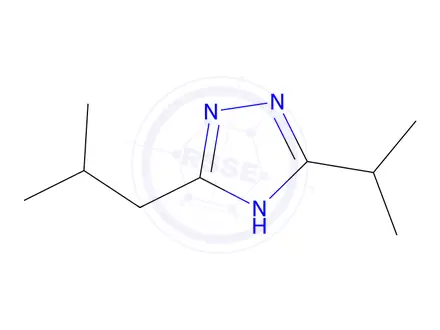 Chemical structure of 3-Isobutyl-5-isopropyl-1H-1,2,4-triazole