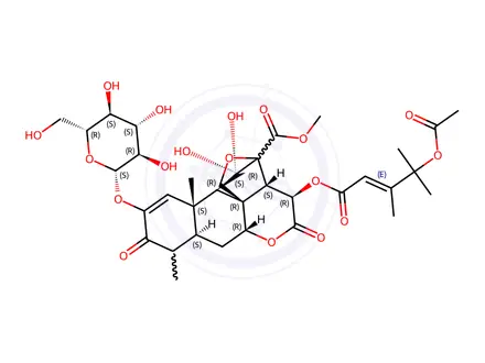 Chemical structure of Yadanzioside G