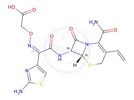 Chemical structure of Cefixime Impurity 42