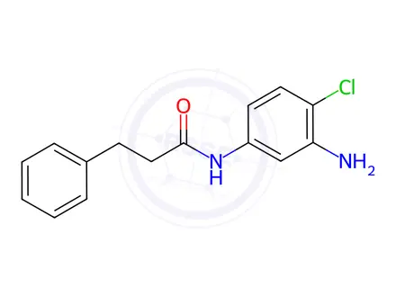 Chemical structure of N-(3-Amino-4-chlorophenyl)-3-phenylpropanamide