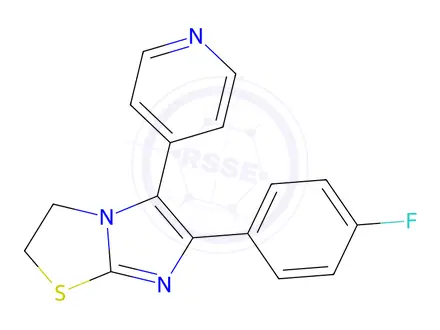 Chemical structure of SKF 86002 Dihydrochloride