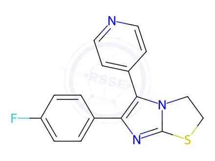 Chemical structure of SKF 86002 Dihydrochloride