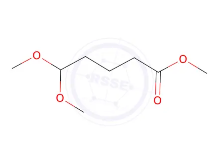 Chemical structure of Pentanoic acid,5,5-dimethoxy-, methyl ester